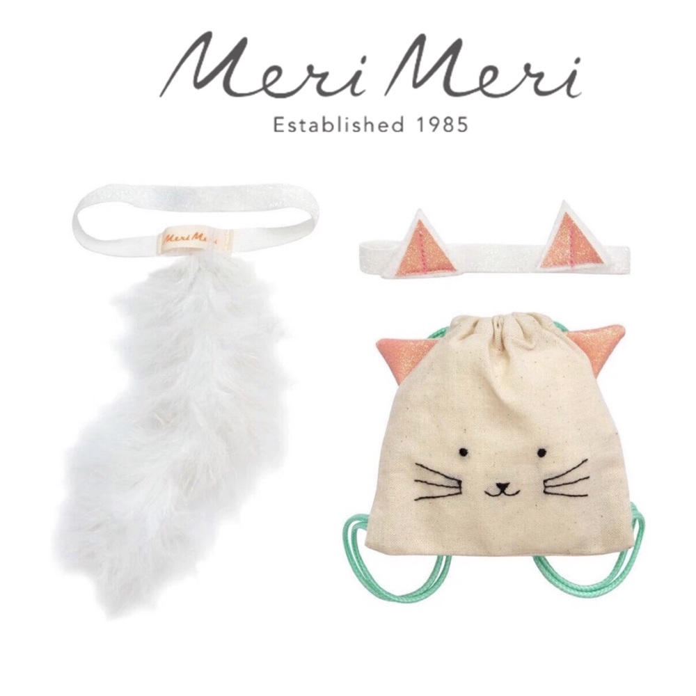 Meri Meri Kitten Backpack Doll Dress-up